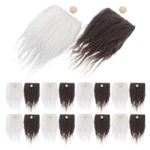 48Ensembles Fournitures Artisanales Barbes Et Nez Bois Pour Lutins