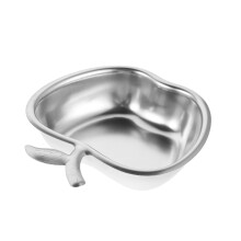 4Pièces Rosh Hashanah Bol À Miel Acier Inoxydable Argenté Pour