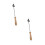2Pièces Accessoires En Graphite Pour Modelage De Verre Multi Usage DIY 7