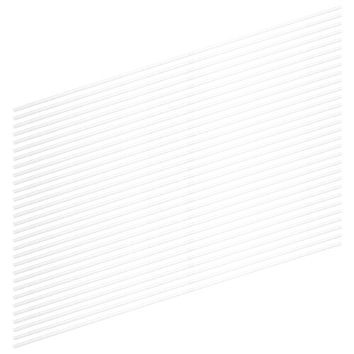 90Pièces Bâtons Solides Acryliques Clairs 2Mm Pour Décor Gâteaux 2
