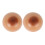 Silicone Boob Prosthesis, Round Shape, Concave Bottom, D Cup Brown 3