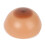 Silicone runde konkave Brustprothese, braun D Cup 8