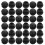 300Pièces Capuchons Noir Étanche Pour Tubes De 2