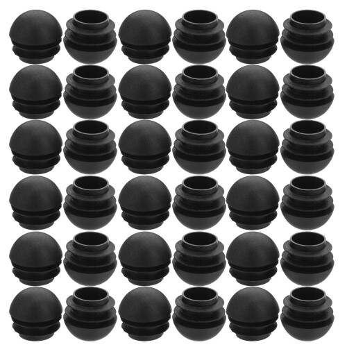 300Pièces Capuchons Noir Étanche Pour Tubes De 1