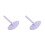 2Pièces À Laine Violet ABS Aiguilles Ergonomiques 6