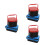 6Pièces Boîte Multifonctionnelle Couleur Assortie 7
