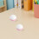 4Pièces De Cricket PU Blanches Pour Entraînement Doux 6