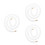 3Pcs White Acrylic Bag Chain Detachable Replacement Strap for Handbag 10