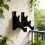 1Pair Acrylic Wall Mounted Sword Holder Black for Lightsaber Storage 5
