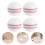 4Pièces De Cricket PU Blanches Pour Entraînement Doux 9