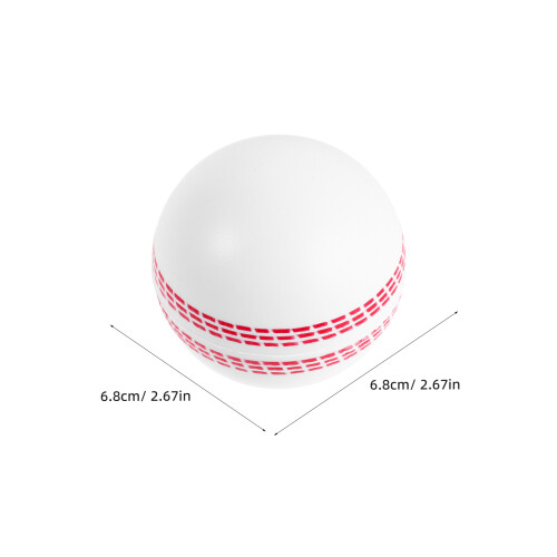 4Pièces De Cricket PU Blanches Pour Entraînement Doux 1