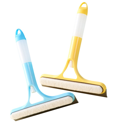 6Pcs Versatile Window and Shower Squeegee with Brush and Spray Bottle 2