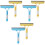 6Pcs Versatile Window and Shower Squeegee with Brush and Spray Bottle 5