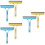 6Pcs Versatile Window and Shower Squeegee with Brush and Spray Bottle 9