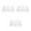 3Pcs Clear Plastic Tiered Dessert and Fruit Display Stand for Parties 9