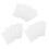 48 Pièces Carrés Mousse Autocollants Blancs Pour Scrapbooking DIY 2