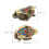 5Pcs Copper Toad Ornament for Office and Desktop 2