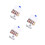3Sets DIY Rivet Set Colorful Cat Eye Rivets for Clothes Decoration 6