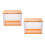 2Pcs ABS Doll Model Display Rack Compact Yellow Storage Box for Toys 8