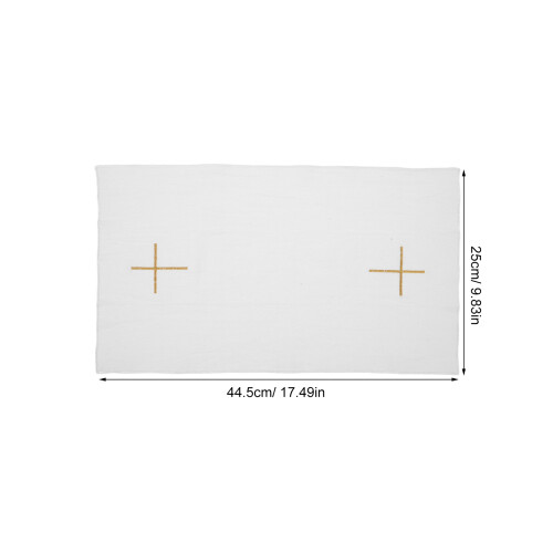 Toile Lin Purificator Brodé Cérémonie Religieuse 2