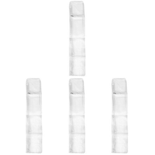 4Pcs Clear Erhu Storage Bag Durable Pc Holder with Double Handles 1