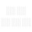 40Pcs Plastic Supermarket Hanging Display Strips White for Merchandise 5