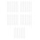 40Pcs Plastic Supermarket Hanging Display Strips White for Merchandise 6