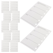 400St A7 Weekplanner Bladen 6-Gats Ringband Vullingen Kleur