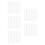 40Pcs Plastic Supermarket Hanging Display Strips White for Merchandise 4