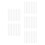 40Pcs Plastic Supermarket Hanging Display Strips White for Merchandise 9