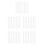 40Pcs Plastic Supermarket Hanging Display Strips White for Merchandise 10