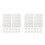 400St A7 Weekplanner Bladen 6-Gats Ringband Vullingen Kleur 6