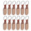 36Pièces Plaques Bois Collier Kaki, Accessoires DIY Confortables 3