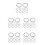 60Pcs Versatile Silver Embroidery Threads for DIY Crafts and Sewing 7