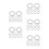 60Pcs Versatile Silver Embroidery Threads for DIY Crafts and Sewing 6