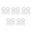 60Pcs Versatile Silver Embroidery Threads for DIY Crafts and Sewing 5