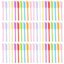 3Pièces Bracelet Médical Ajustable PVC, Indélébile, Couleurs Assorties