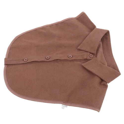 2Pcs Brown Detachable False Collar Women Polyester Comfort Durable