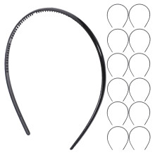 90Pcs Durable Plastic Comb Tooth Headbands Versatile for Women