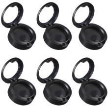 6Pcs Black Eyeshadow Organizer Durable Makeup Storage DIY Container