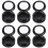 6Pcs Black Eyeshadow Organizer Durable Makeup Storage DIY Container 11