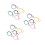 15Pcs Flexible Rubber Stethoscope Replacement Tubes for Doctors Nurses 7