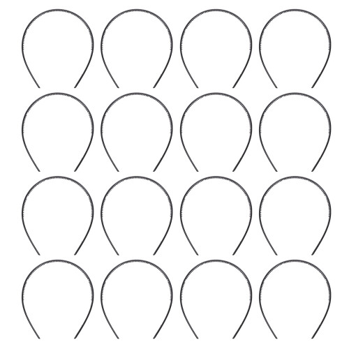 90Pcs Durable Plastic Comb Tooth Headbands Versatile for Women 1