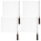 20Pcs Handheld White Referee Flags for Sports Match with Durable Poles 1