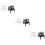 6Pcs Small Assorted Wooden Mini Stools for Doll House Decoration 11