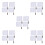 20Pcs Handheld White Referee Flags for Sports Match with Durable Poles 11
