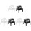 6Pcs Small Assorted Wooden Mini Stools for Doll House Decoration 4
