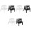 6Pcs Small Assorted Wooden Mini Stools for Doll House Decoration 5