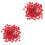 200Pcs Red Pushpin Markers Round Head Map Tacks for DIY 3