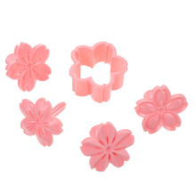 2Sets Pink ABS Creative Cookie Molds DIY Baking Tool for Biscuits